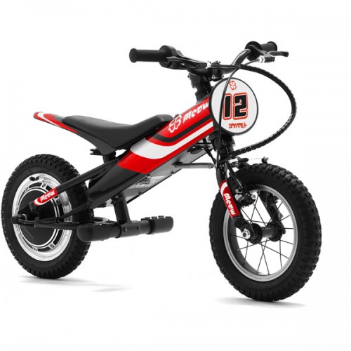 Yotsuba 16" Electric Bike Black w Red/Blue Decal 